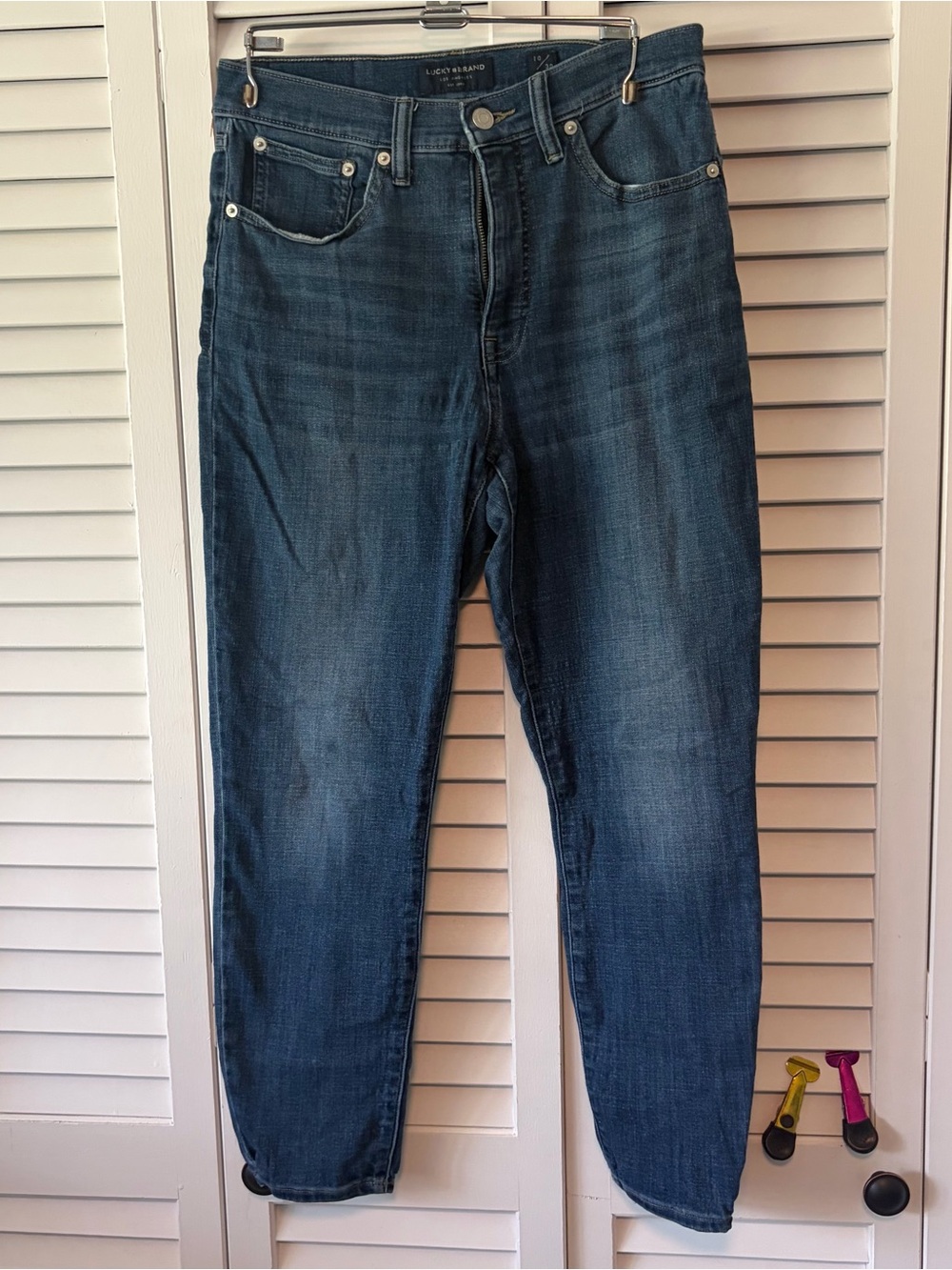 Lucky Brand Women's Blue Straight-Leg Jeans